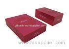 Soft Touch Finish Large Christmas Gift Cosmetic Paper Box With Lids