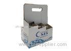 Single Wall Corrugated Cardboard Boxes Duplex Board Six Pack Beer Carrier