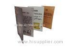 Bi Fold Brochure Printing Service Adhesive Paper Labels Recyclable Customized
