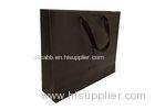 210 Gsm Dark Brown Paper Shopping Bags With HandlesGlossy Lamination