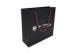 Shopping Handled Personalized Paper Bags Black OEM ODM Service