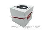 Eco Friendly Rigid Setup Boxes / Rigid Presentation Boxes Top Open Silver Foil