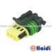 3 Way ECU Connector Plug Black Sealed Automotive Electrical Wire Connectors Assembly