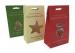 Christmas Present Window Gift Boxes Red Cardboard Box With Handle