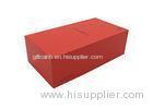 Handmade Matte Finish Red Rigid Gift Boxes With Lids Phone Packaging
