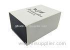 Luxury Black Watch Gift Cardboard Box Packaging Glossy Lamination With Pillow