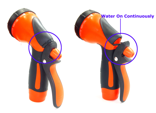 Plastic 10-Pattern Garden Water Spray Gun For Car Washing