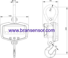 Mini-Digital portable Crane Scales with High Accuracy Tension Tester