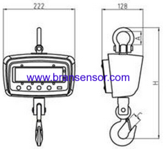 Bluetooth Digital Crane Scales with 15t capacity