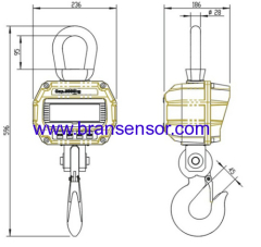 5t digital crane scale with high accuracy