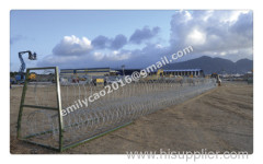 Mobile security rapid deployment riot barrier