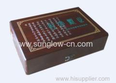 Wooden packing Boxes with Chinese Wrinting