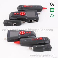 PoE/Ping Cable length Tester for RJ11 RJ45 and Coaxil Cables