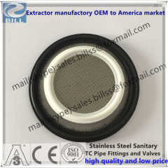 PTFE Gasket with Screen Mesh120 use for Tri Clamp