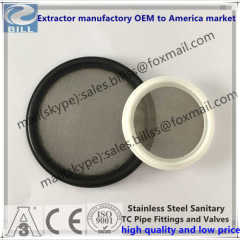 EPDM Sanitary Gasket with Screen 100mesh use for tri clamps