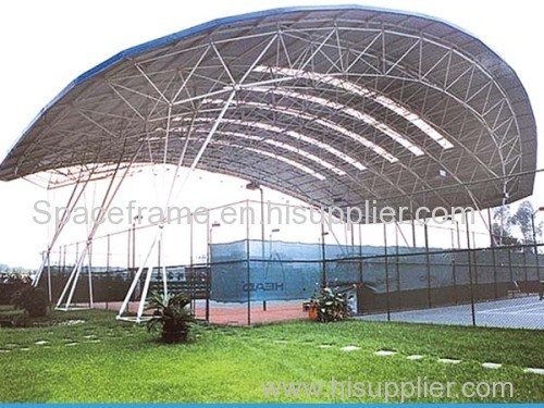 High quality steel grid structure canopy space frame shed