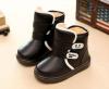 Children PU leather velcro boots