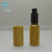 30ml cosmetic essential olive oil glass round bottle with aluminum sprayer top