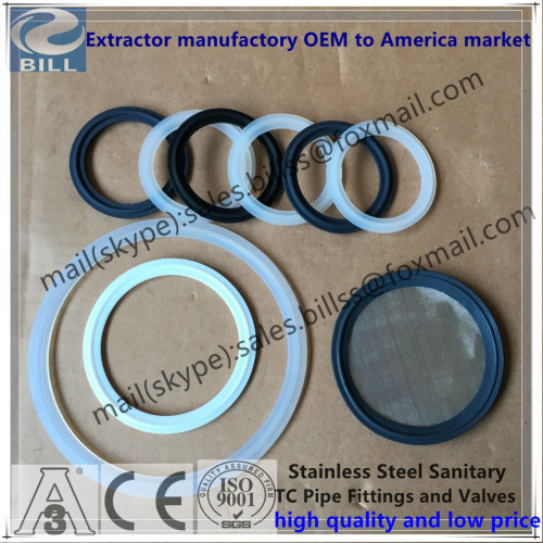 Sanitary Grade Silicon Gasket use for tri clamps