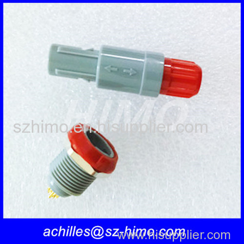 two keys 8 pin plastic push pull connector redel type