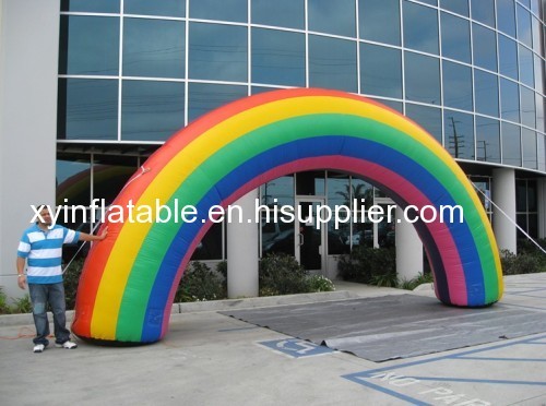 Inflatale Rainbow Arch For Advertising