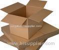 Brown Heavy Duty Recycled Cardboard Boxes Custom Printed Corrugated Boxes For Moving