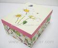 Foldable Recycled Cardboard Packaging Boxes With Lids Full Color Printing