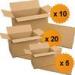 Foldable Cardboard Carton Box For Clothing / Bulb Packaging Anti - Collision