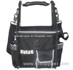 black tool bag tote