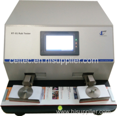 Ink Fastness Rub Tester ASTM D5264 printed ink abrasion rub tester TAPPI T830