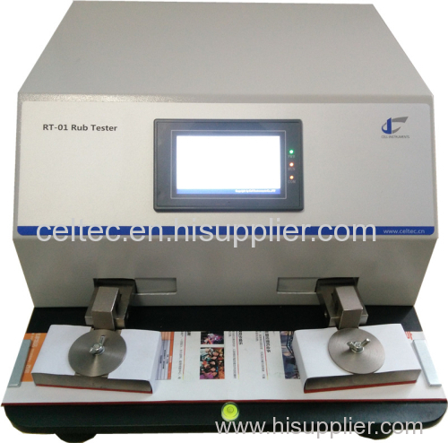 Ink Rub Tester ASTM D5264 ink abrasion printed material fastness ink rub tester