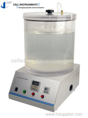 Pressure leak and seal strength tester Open package internal burst tester