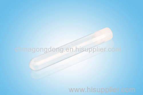 High quality round bottom 12ml Test Tube With Rubber