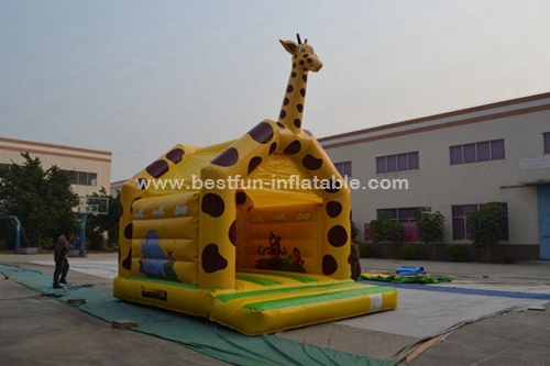 Giraffe Moonwalk Inflatables Theme Park Bounce Castle