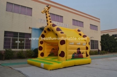 Giraffe Moonwalk Inflatables Theme Park Bounce Castle
