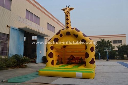 Giraffe Moonwalk Inflatables Theme Park Bounce Castle