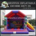 Jungle bounce house with slide