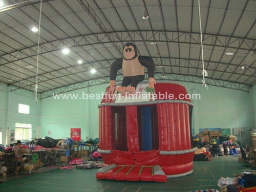 Kids mini inflatable castel inflatable monkey bouncer