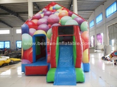 Popular Colorful Inflatable Big Bounce House