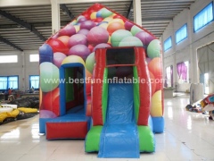 Popular Colorful Inflatable Big Bounce House