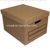 Shipping / Storage Boxes Cardboard With Offset Printing Coated Paper Material