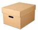 High Density Storage Boxes Cardboard With Duplex Grey / Kraft Paper