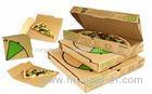 Recycled Custom Cardboard Boxes For Food / Sandwich Packaging