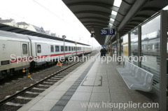 High quality light steel structure train station canopy