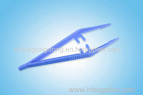 Disposable medical plastic tweezers/surgical forceps