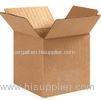 Waterproof Corrugated Boxes For Moving / Gift Packing Custom Carton Box