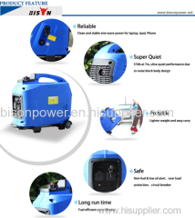 pure wave inverter generator gasoline inverter generator silent generator 3kw gasoline