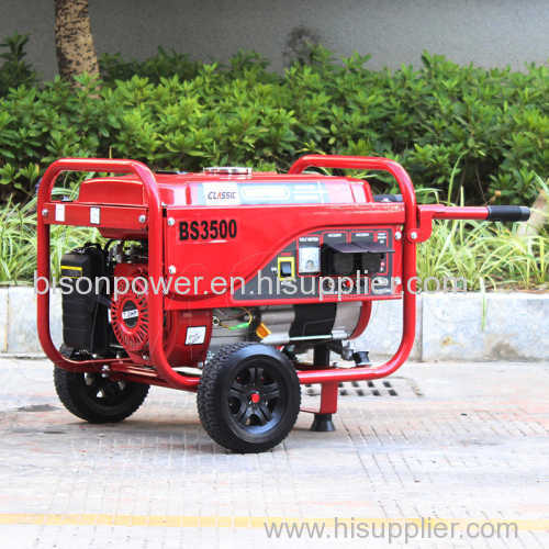 Warranty Mini Electric Start Generator Copper 100% 3000 Gasoline Generator With Wheels 3000W Gasoline Generator