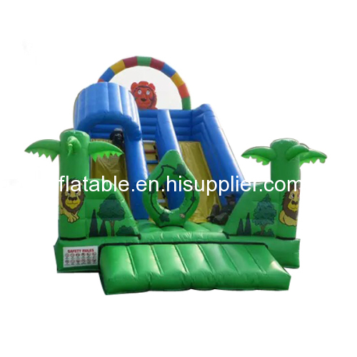 Lion Dry Slide Inflatable Slide For Sale