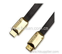 Nylon braided 24k Gold plated HDMI cable support HDMI 2.0 HDMI 1.4